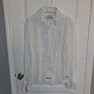 Christopher Wicks English Laundry Men's XL White Long Sleeve Button Up Shirt